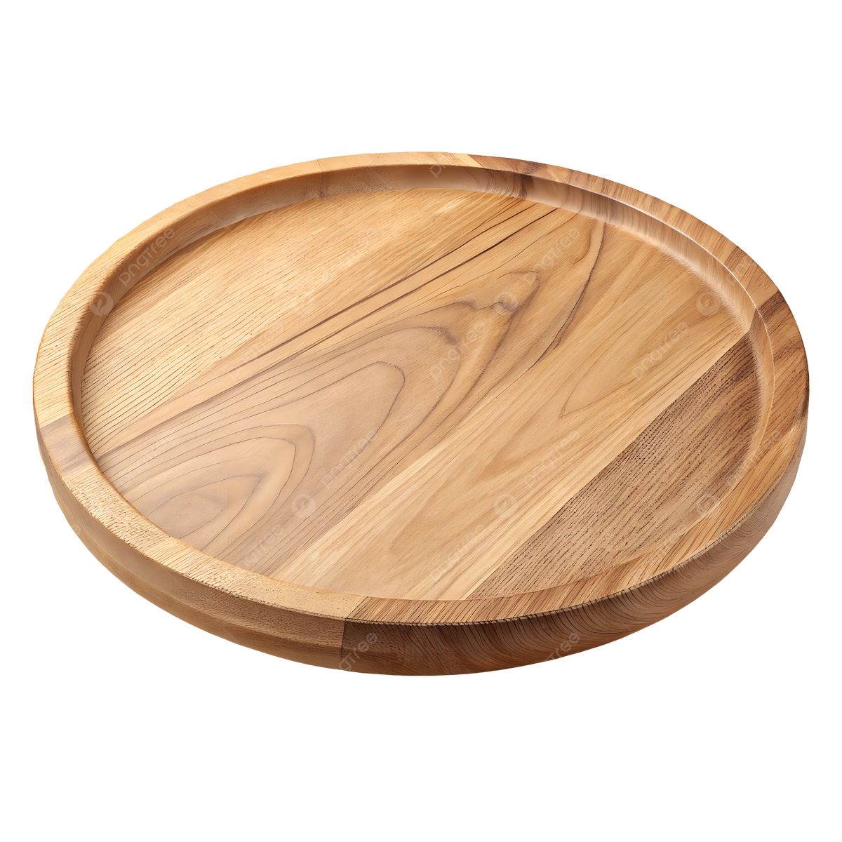 Round Wooden Serving Tray | Home Decor