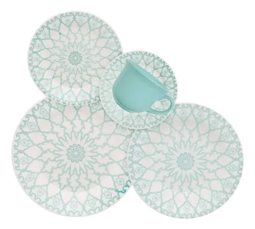 5-Piece Printed Dinnerware Set