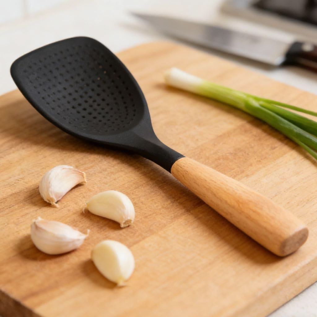 Slotted Silicone Spatula for Cooking