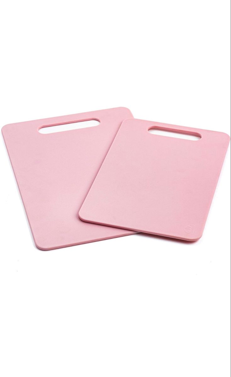 Durable Pink Plastic Chopping Boards Set