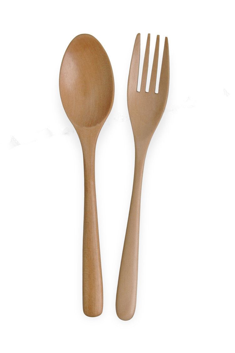 Wooden Spoon Fork Set for Dining Kitchen