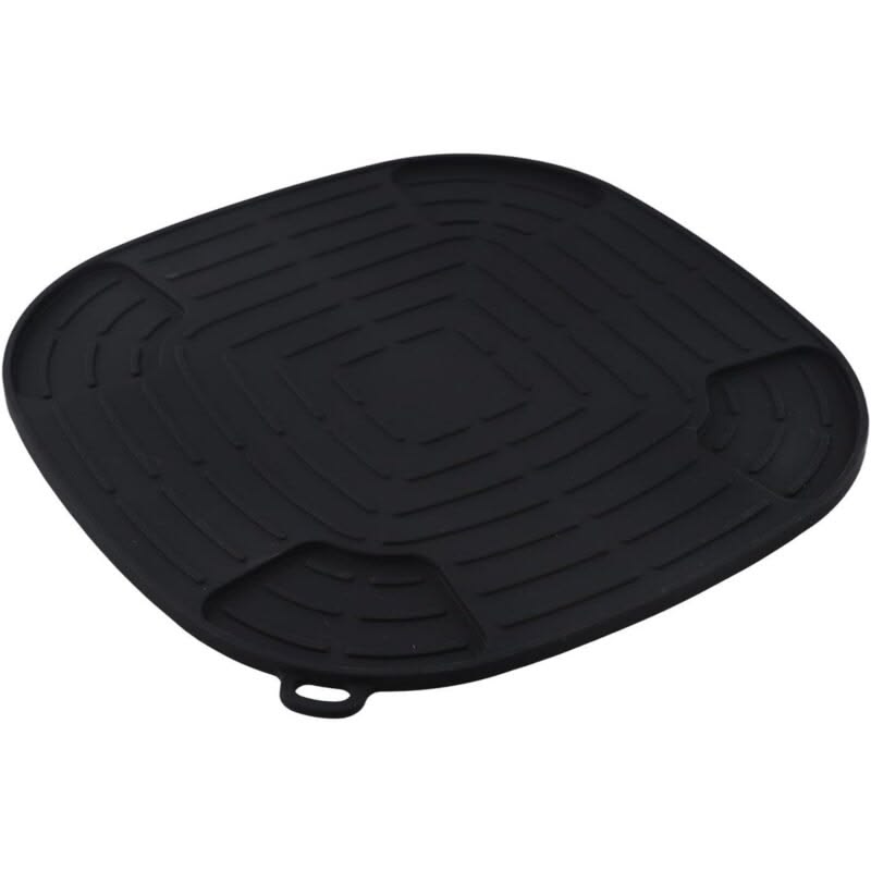 Silicone Hot Pot Holder Trivet Mat Black