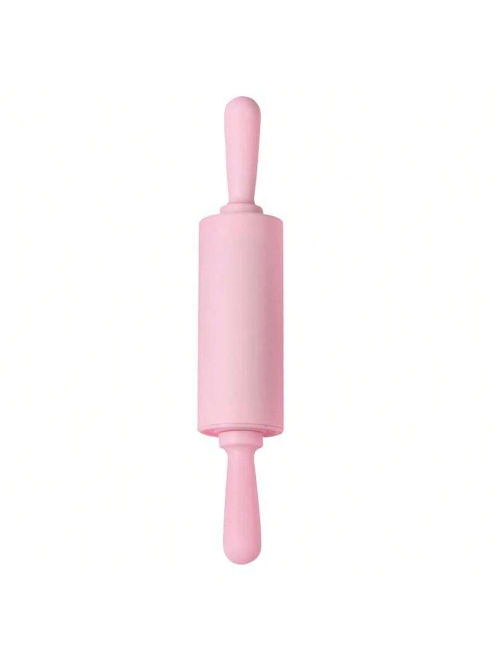 Pink Silicone Rolling Pin for Baking & Cooking
