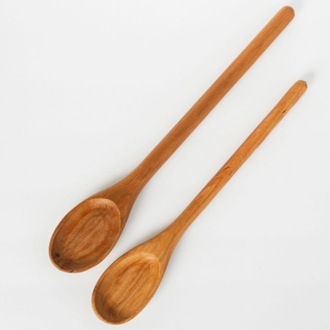 Wooden Spoons Set of 2 | Kitchen Cookware Tools