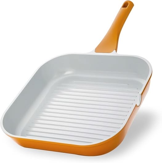 Non-Stick Square Grill Pan for Healthy Cooking
