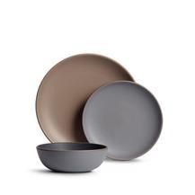 3-Pc Ceramic Dinnerware Set | Matte Finish