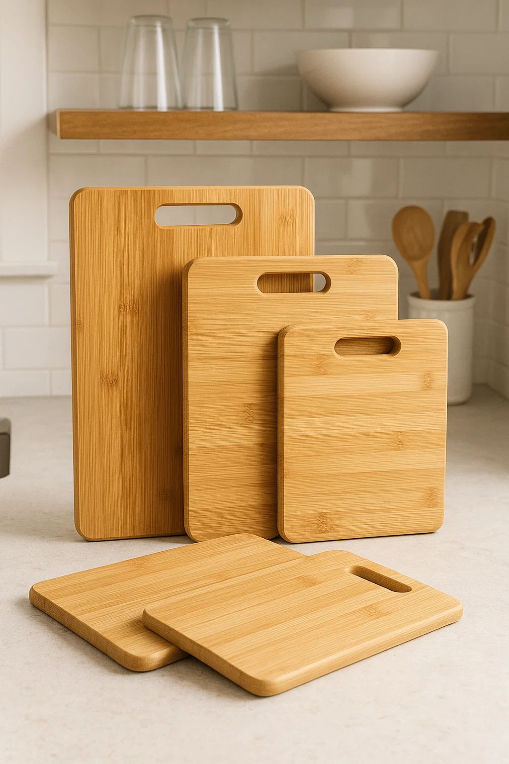 Bamboo Cutting Board Set of 5