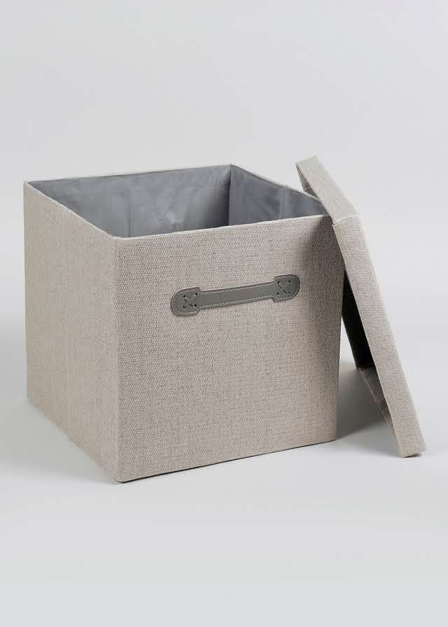 Fabric Storage Box with Lid | Home Closet Organizer