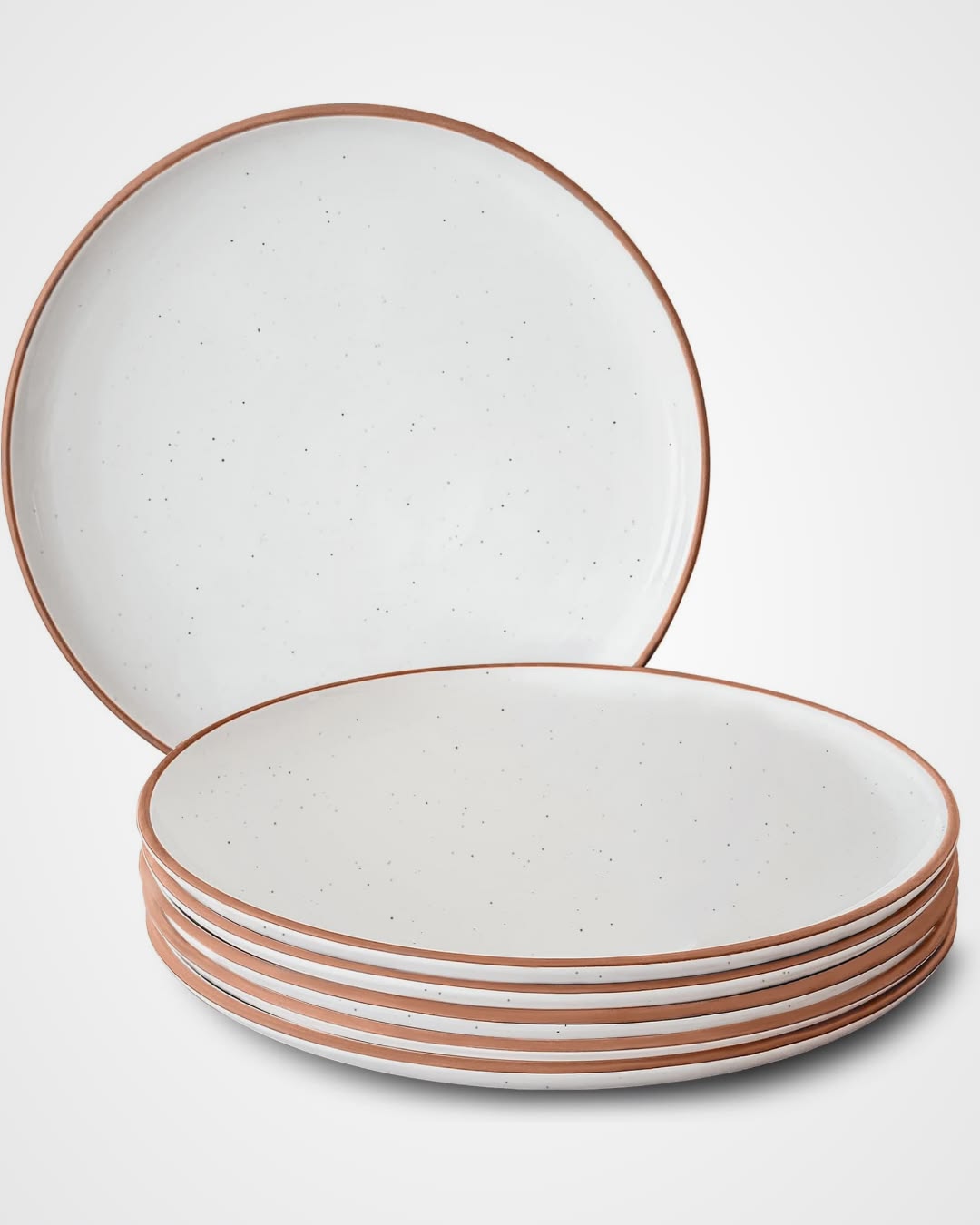 Rustic Ceramic Dinner Plates Set