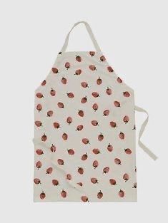 Strawberry Print Kitchen Apron for Cooking