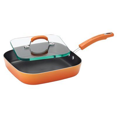 Non-Stick Square Frying Pan with Lid