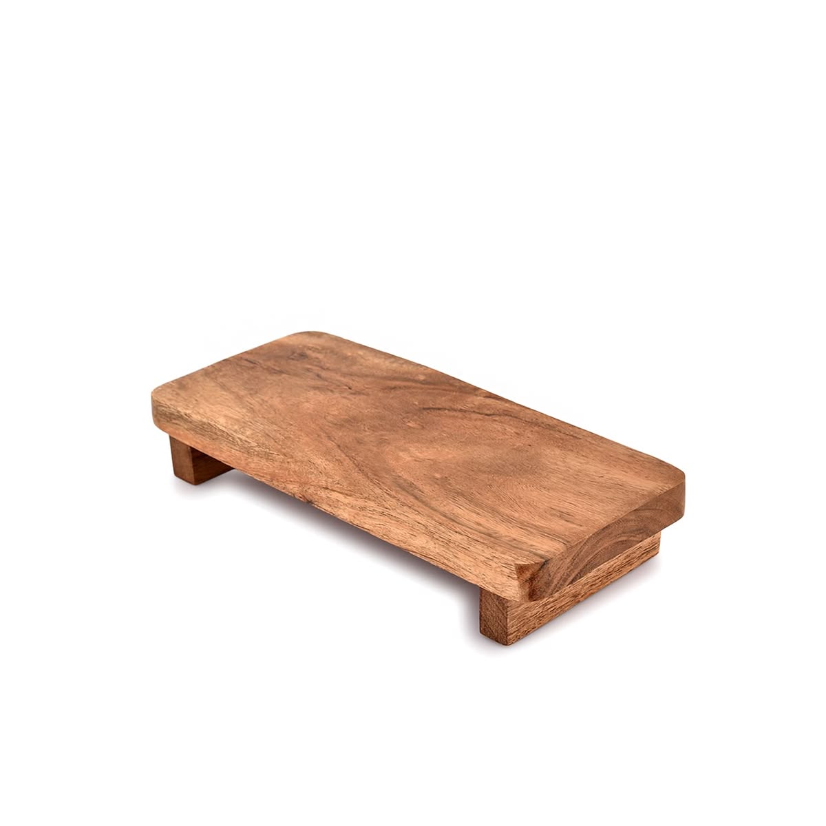 Wooden Serving Platter Stand | Home Decor Riser