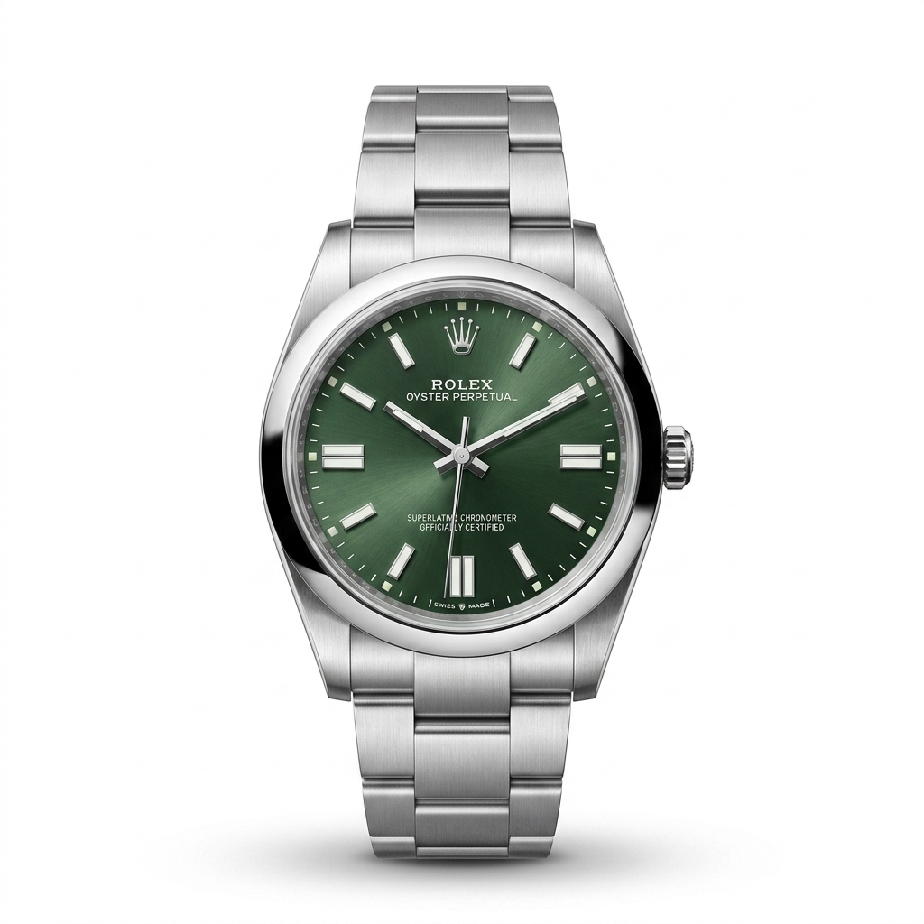 Classic Green Dial Men's Watch