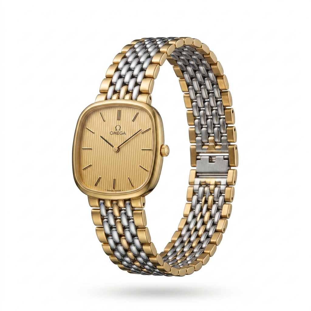 Elegant Two-Tone Analog Watch for Women