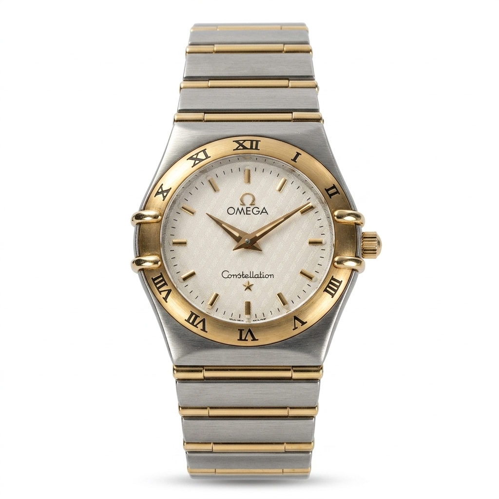 Elegant Two-Tone Analog Watch for Women