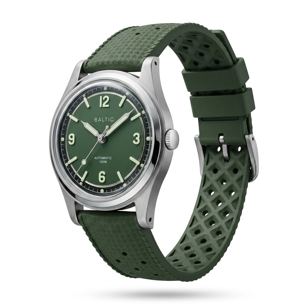 Stylish Green Dial Watch for Men