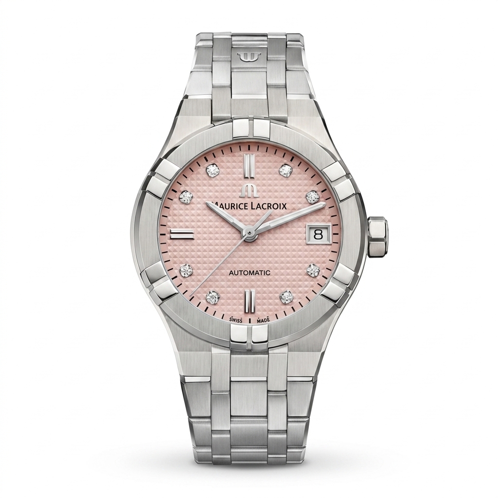 Maurice Lacroix Aikon Automatic Pink Diamond Watch