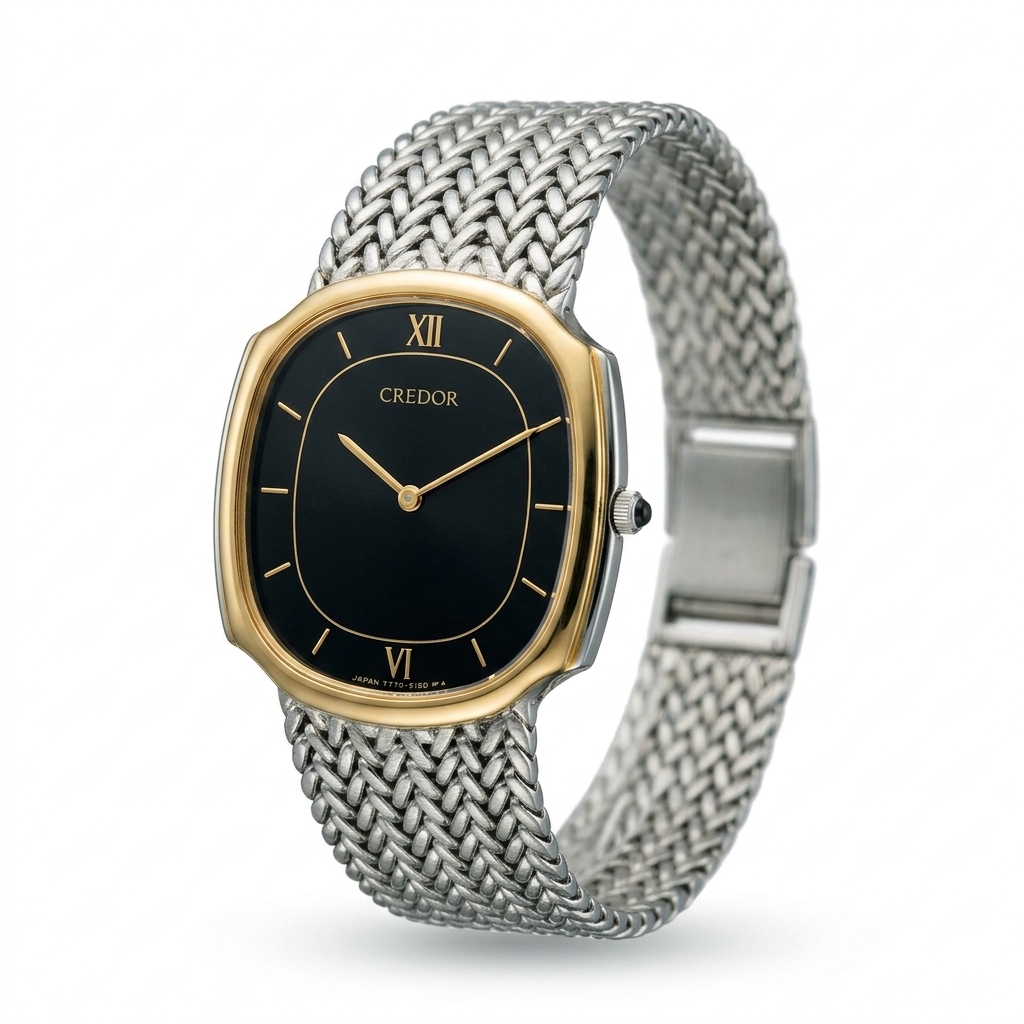 Elegant Oval Dial Watch for Men & Women