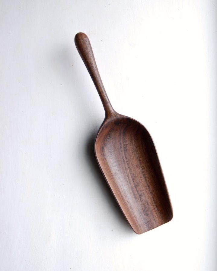 Handcrafted Wooden Scoop for Kitchen & Home