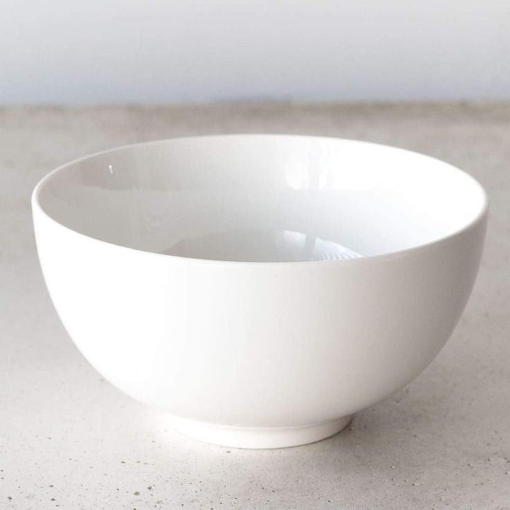 White Ceramic Bowl | Serving & Cereal