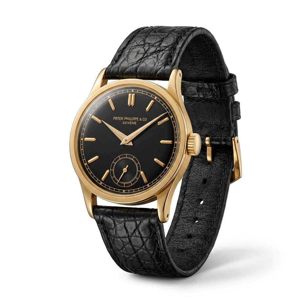 Luxury Look Men's Analog Watch | Black Dial Leather Strap