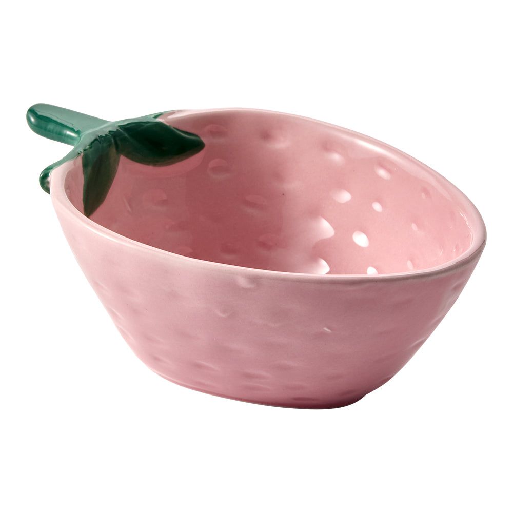 Strawberry Ceramic Bowl for Snacks & Desserts