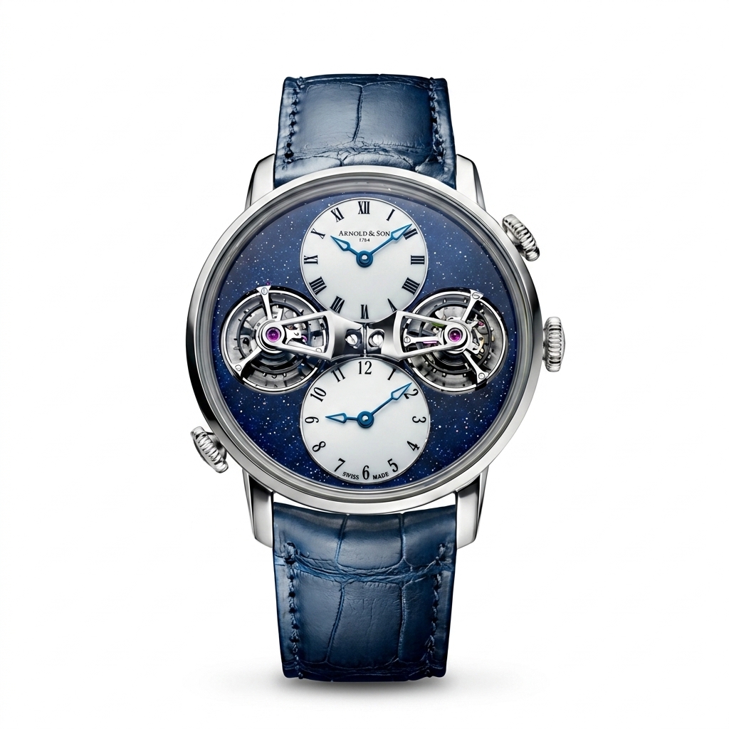 Luxury Look Mechanical Style Blue Dial Watch