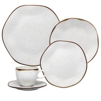 Rustic Ceramic Dinner Set | 5 Pcs