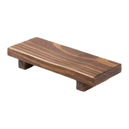 Rustic Wooden Display Tray Stand