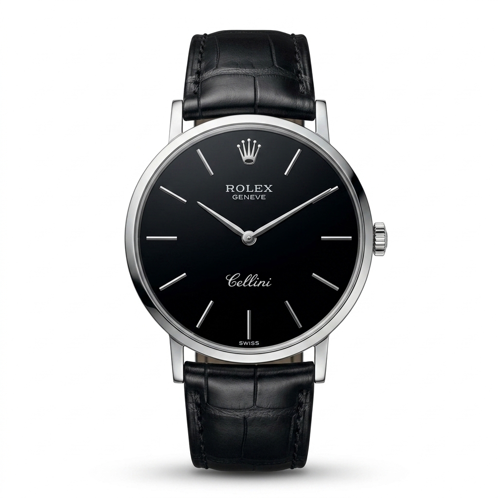 Rolex Cellini Time Watch | Black Dial