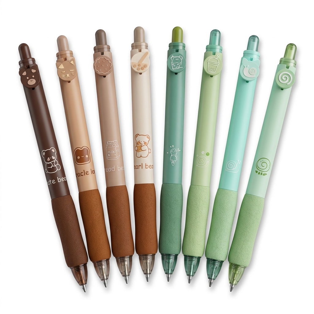 Cute Kawaii Click Gel Pen Set | Stationery