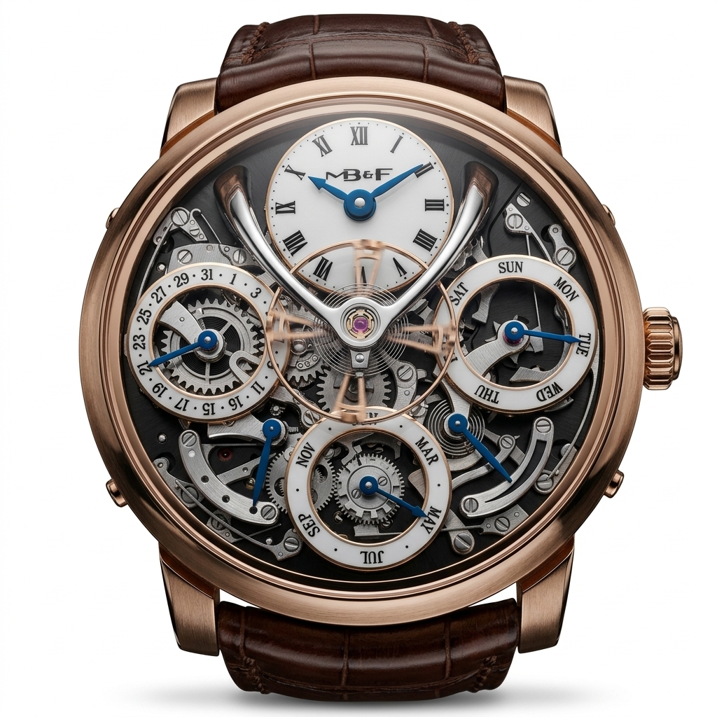 MB&F Legacy Machine Perpetual Rose Gold Luxury Watch