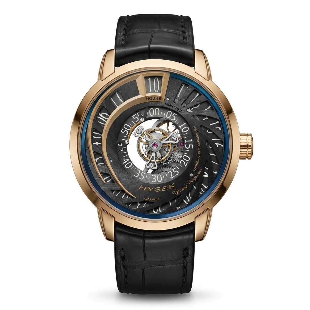 Hysek Rose Gold Tourbillon Watch