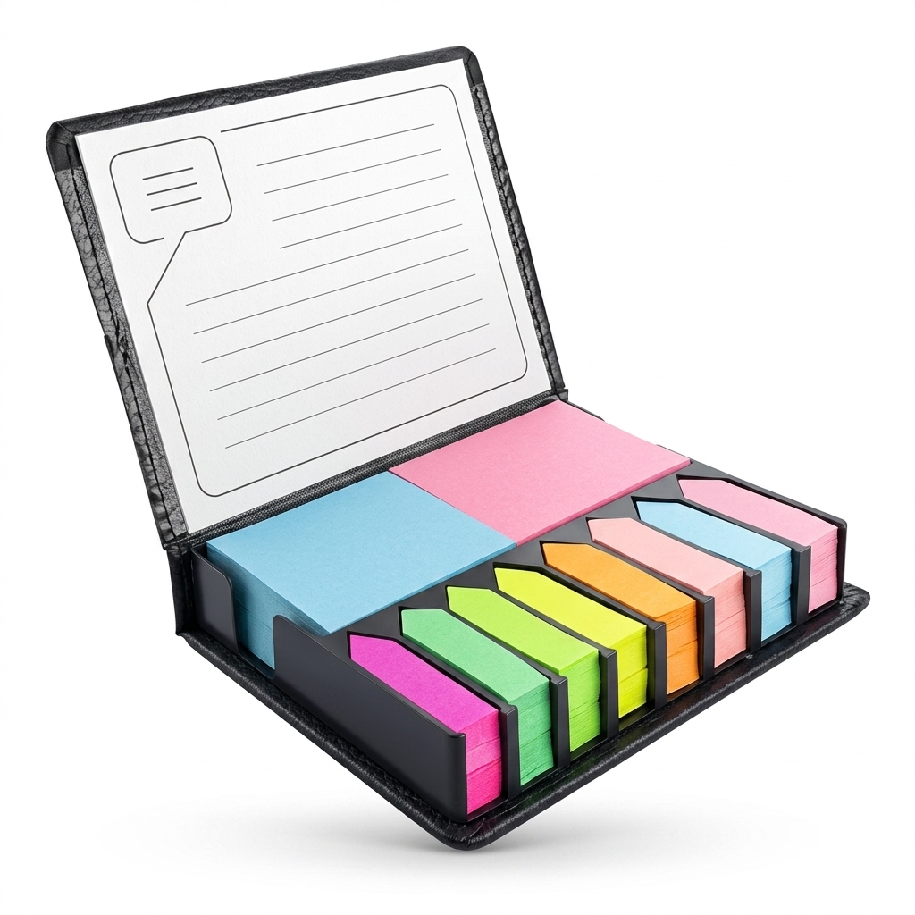 Sticky Notes & Page Markers Set for Office & School