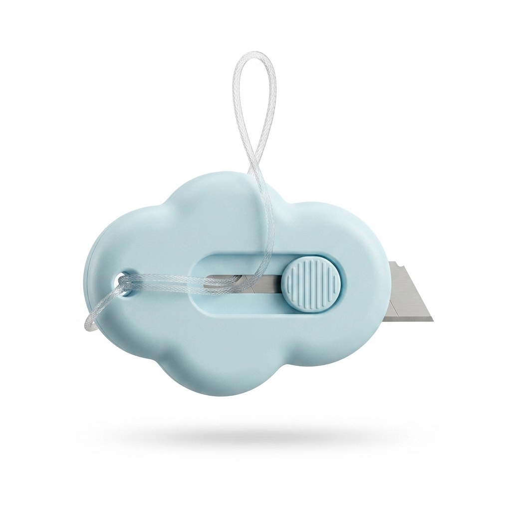 Cute Cloud Utility Knife | Portable Box Cutter