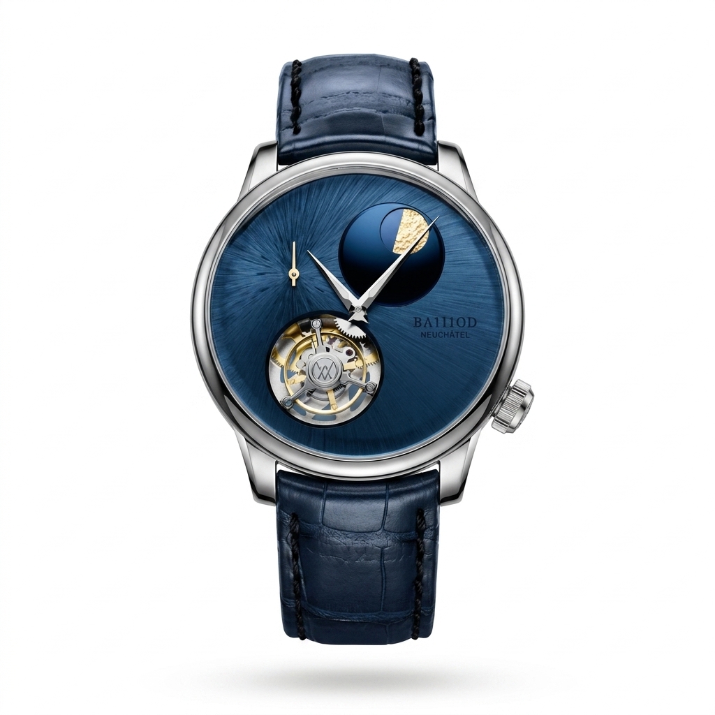 BA111OD Blue Mechanical Tourbillon Watch