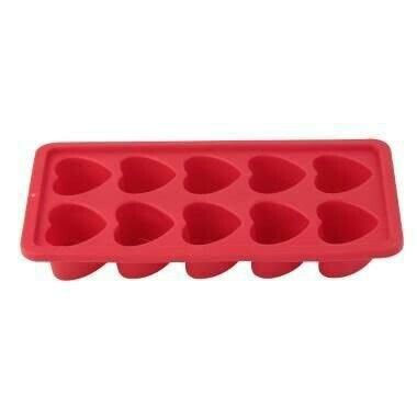 Heart Shape Silicone Ice Tray for Ice & Chocolate