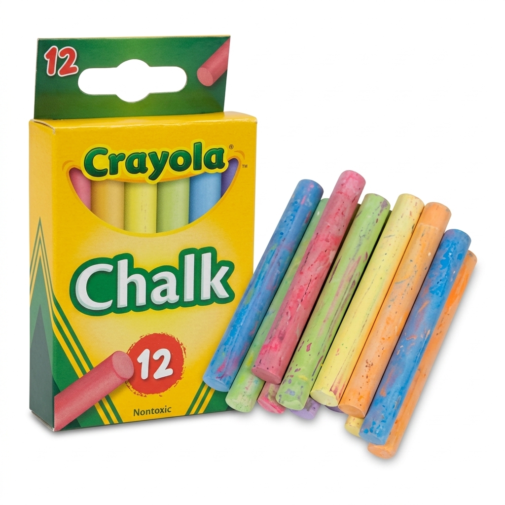 Nontoxic Washable Chalk for Kids Art & Play