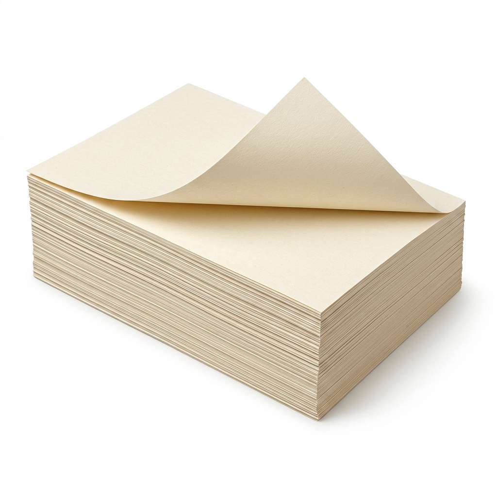 Cream A4 Paper Sheets for Office & Crafting