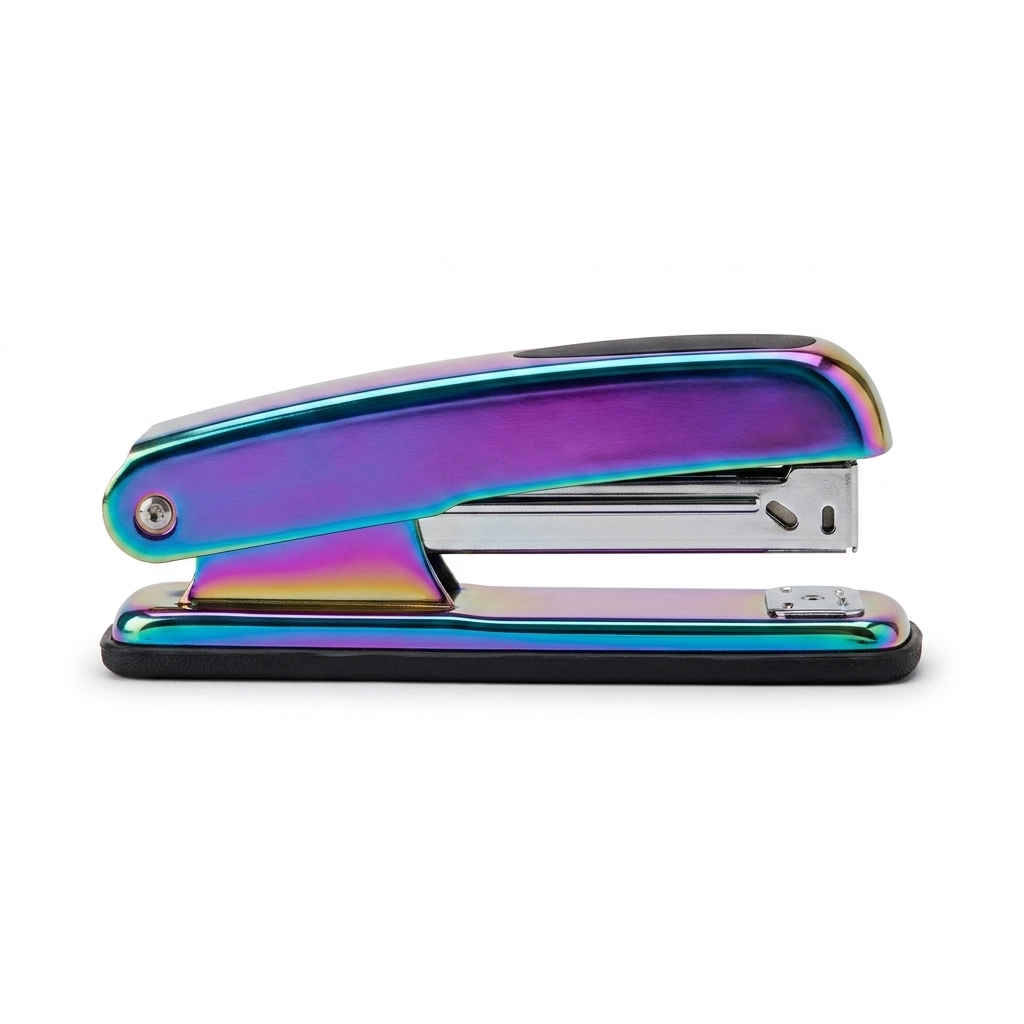 Iridescent Rainbow Stapler | Office Stationery