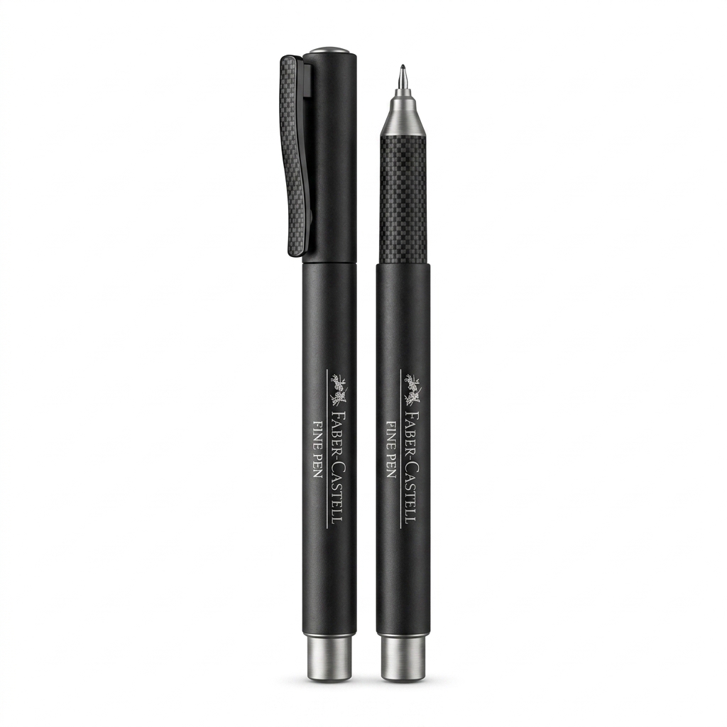 Faber-Castell Fine Pen Black | Smooth Writing