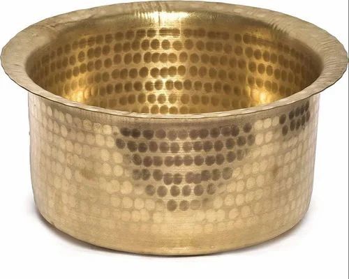 Brass Hammered Patila | Cookware