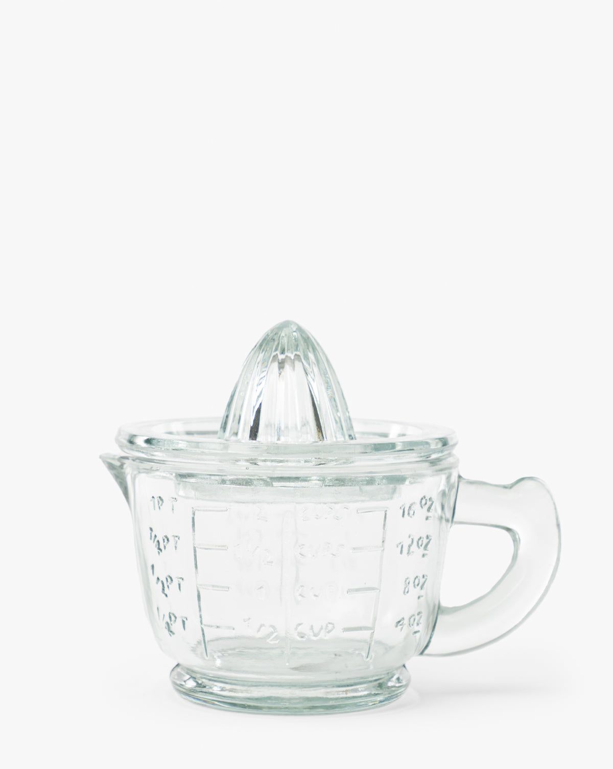 Glass Manual Citrus Juicer & Squeezer