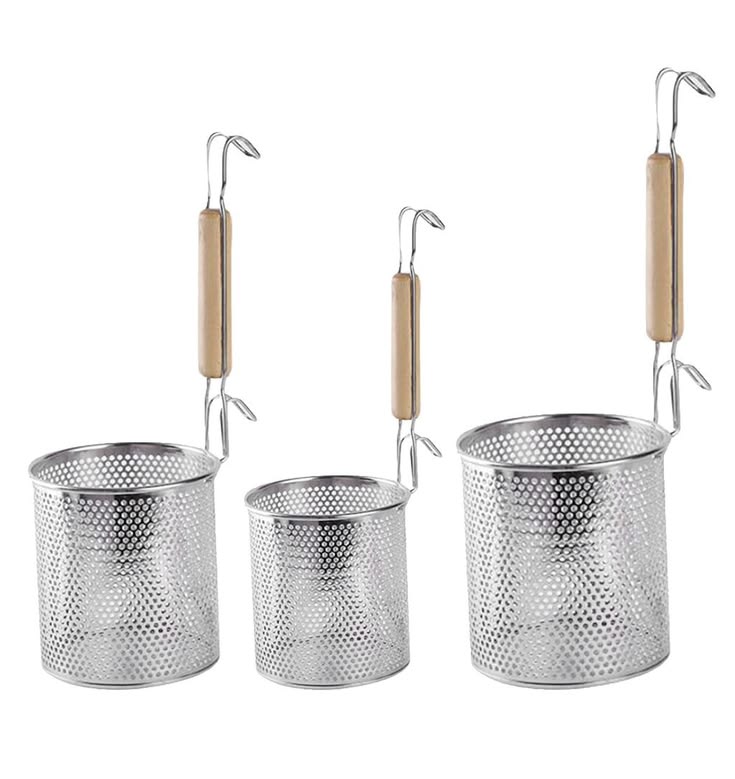 Noodle Strainer Basket Set | Stainless Steel