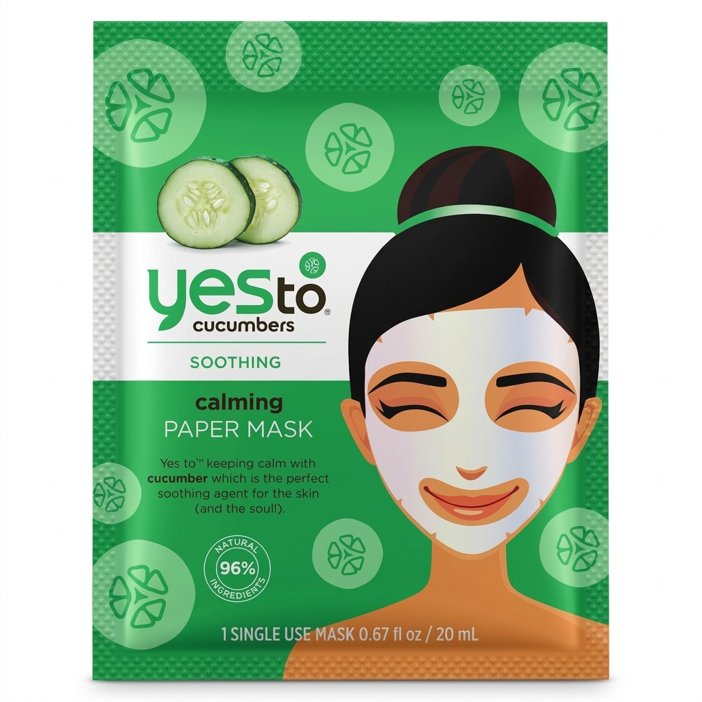 Cucumber Calming Paper Face Mask