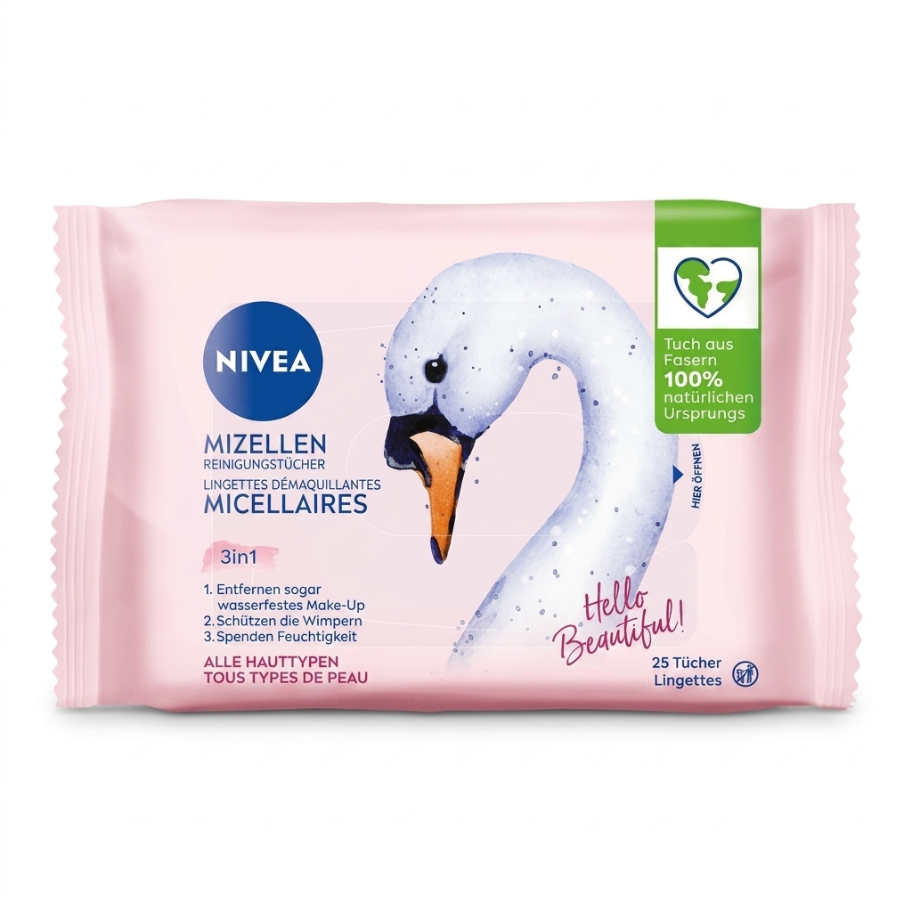 Nivea Micellar Cleansing Wipes 3-in-1 (25 Wipes)