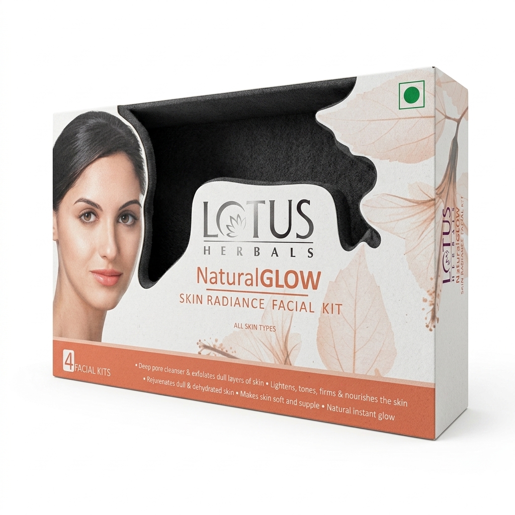 Lotus Herbals NaturalGLOW Facial Kit (4 Kits)