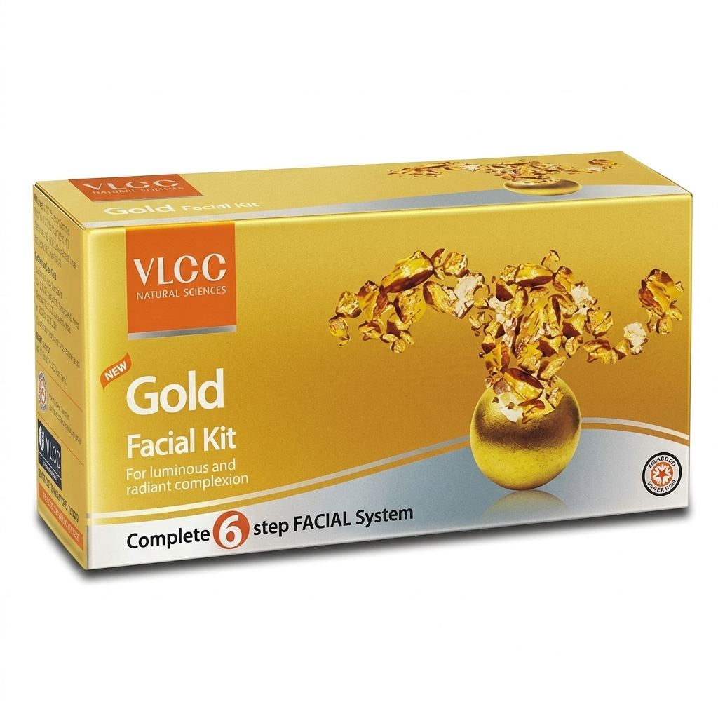 VLCC Gold Facial Kit for Radiant Skin