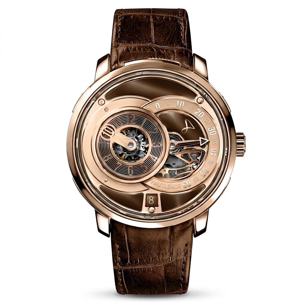Automatic Skeleton Men's Watch | Rose Gold