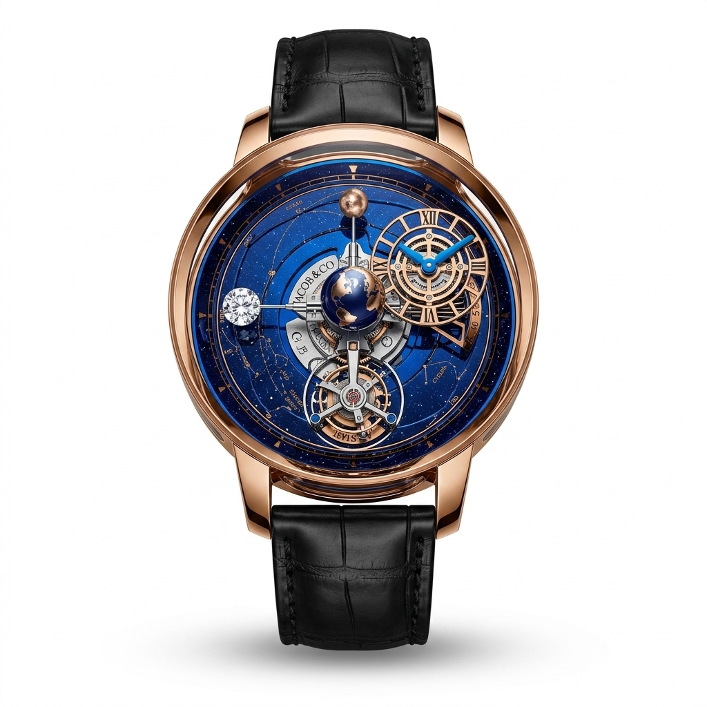 Jacob & Co. Astronomia Rose Gold Diamond Watch